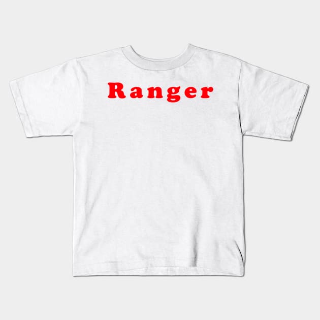 Ranger Kids T-Shirt by NovaOven